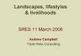 Landscapes, lifestyles PowerPoint PPT Presentation