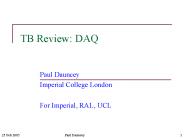 TB Review: DAQ