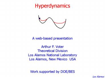 PowerPoint Presentation Accelerated Molecular Dynamics Methods