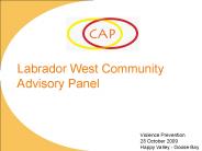 Labrador West Community Advisory Panel