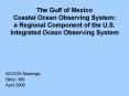 The Gulf of Mexico Coastal Ocean Observing System: a Regional Component of the U'S' Integrated Ocean PowerPoint PPT Presentation
