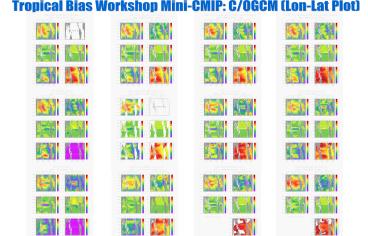 Tropical Bias Workshop MiniCMIP: COGCM LonLat Plot