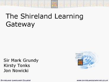 The Shireland Learning Gateway