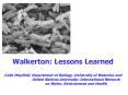 Walkerton: Lessons Learned PowerPoint PPT Presentation