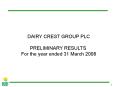 DAIRY CREST GROUP PLC PowerPoint PPT Presentation