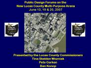 Public Design Forums on the