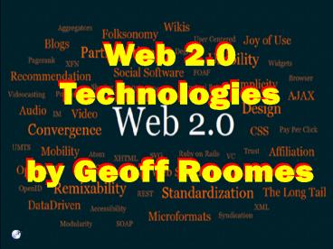 Web 2'0 Technologies