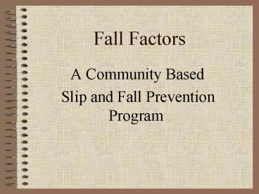 Fall Factors