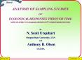 ANATOMY OF SAMPLING STUDIES OF ECOLOGICAL RESPONSES THROUGH TIME on the web at http:www'oregonstate' PowerPoint PPT Presentation