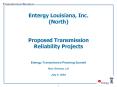 Entergy%20Louisiana,%20Inc.%20(North)%20%20Proposed%20Transmission%20Reliability%20Projects PowerPoint PPT Presentation