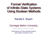 Formal Verification of Pipelined Processors