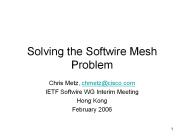 Solving the Softwire Mesh Problem