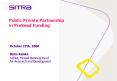Public Private Partnership in PreSeed Funding PowerPoint PPT Presentation