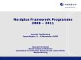 Nordplus Framework Programme 2008  PowerPoint PPT Presentation