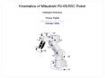 Kinematics of Mitsubishi RV-6S/6SC Robot PowerPoint PPT Presentation