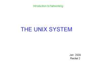 THE UNIX SYSTEM