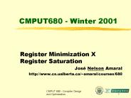 CMPUT680 Winter 2001