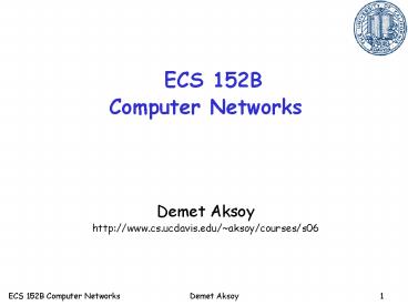 ECS 152B