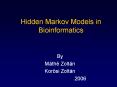 Hidden Markov Models in Bioinformatics PowerPoint PPT Presentation