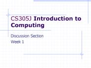 CS305J Introduction to Computing