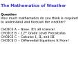 The Mathematics of Weather Forecasting PowerPoint PPT Presentation