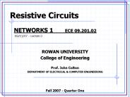 Resistive Circuits