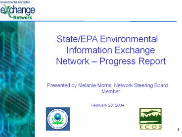 Environmental Information  eXchange Network