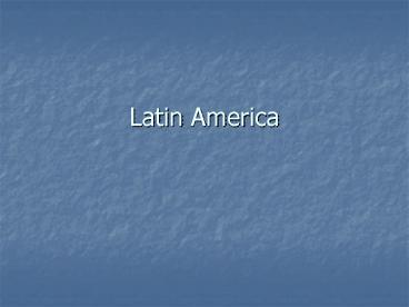 Latin America