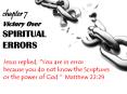 Victory Over SPIRITUAL ERRORS PowerPoint PPT Presentation