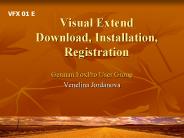 Visual Extend Download, Installation, Registration