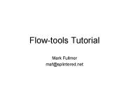 Flow-tools Tutorial