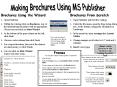 Making Brochures Using MS Publisher PowerPoint PPT Presentation