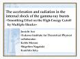 The acceleration and radiation in the internal shock of the gamma-ray bursts ~Smoothing Effect on the High-Energy Cutoff    by Multiple Shocks~ PowerPoint PPT Presentation