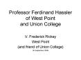 Professor Ferdinand Hassler of West Point and Union College PowerPoint PPT Presentation