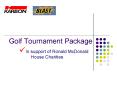 Golf Tournament Package PowerPoint PPT Presentation