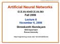 Artificial Neural Networks ECE.09.454/ECE.09.560 Fall 2006 PowerPoint PPT Presentation