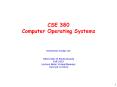 CSE%20380%20Computer%20Operating%20Systems PowerPoint PPT Presentation