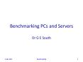 Benchmarking PCs and Servers PowerPoint PPT Presentation