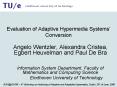 Evaluation of Adaptive Hypermedia Systems PowerPoint PPT Presentation