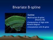 Bivariate Bspline