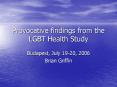 Provocative findings from the LGBT Health Study PowerPoint PPT Presentation
