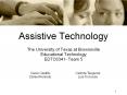 Assistive Technology PowerPoint PPT Presentation