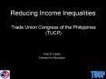 Reducing Income Inequalities PowerPoint PPT Presentation