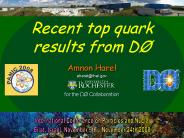 Recent top quark results from D