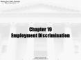 Chapter 19 Employment Discrimination PowerPoint PPT Presentation