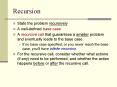 Recursion PowerPoint PPT Presentation