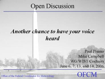 Another chance to have your voice heard