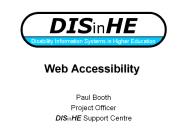 Web Accessibility
