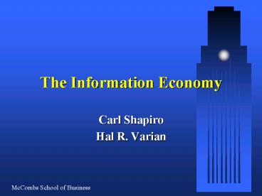 The Information Economy