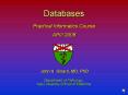 Databases PowerPoint PPT Presentation